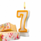 Lumanare aniversara, cifra 7