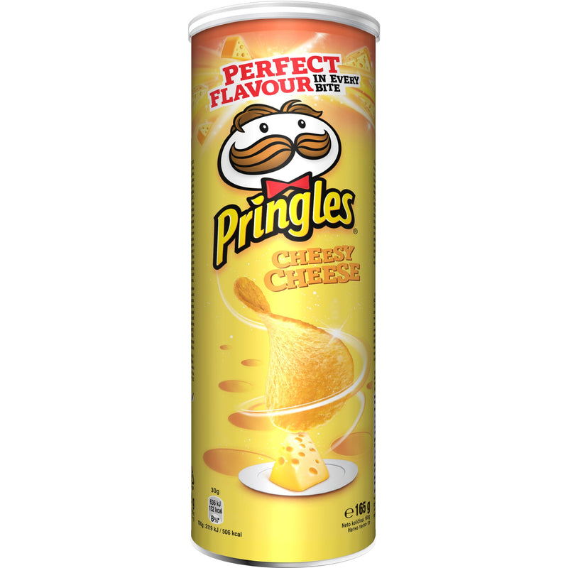 Pringles snacks savuros cu gust de branza, 165GR