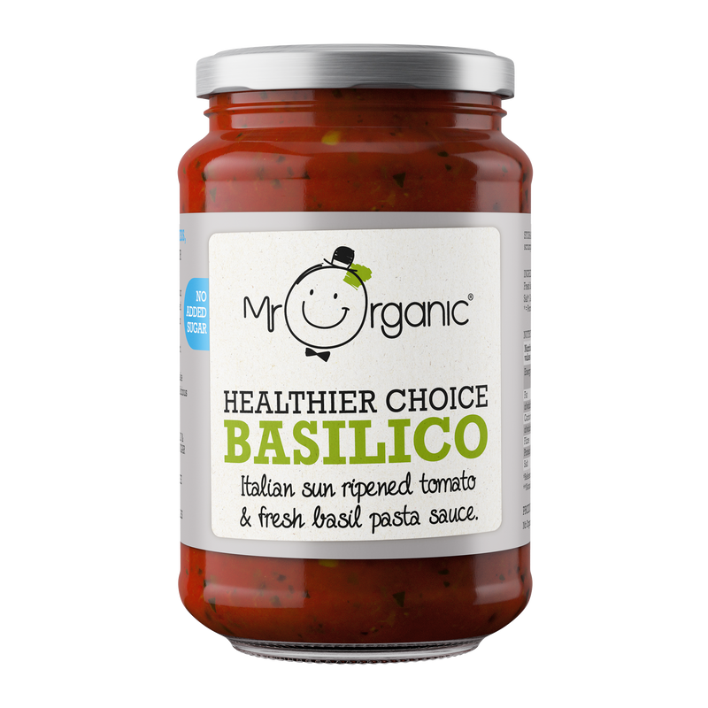 Mr Organic sos bio basilico, 350g