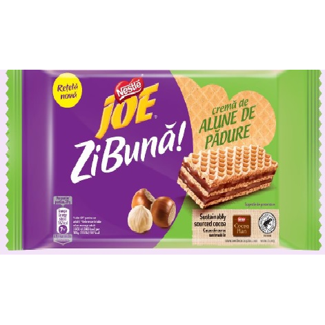 Joe Zi Buna napolitane cu alune de padure, 117 g