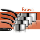 Brava Cratita cu maner negru 18cm, 2L