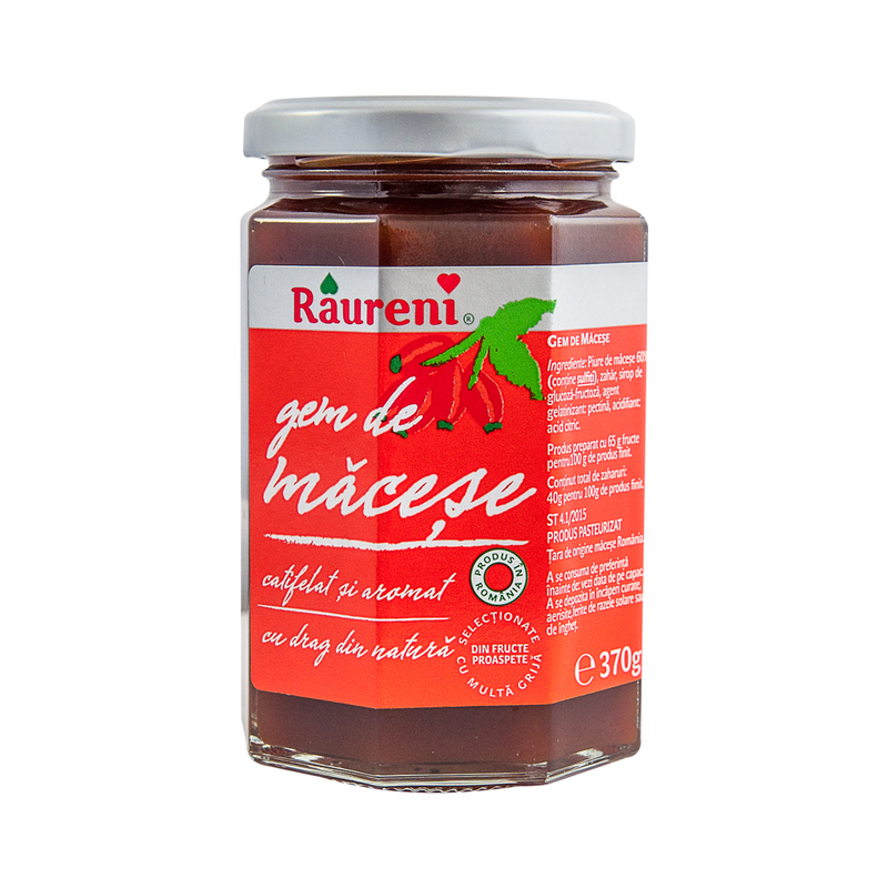 Raureni Gem de macese catifelat si aromat, 370g