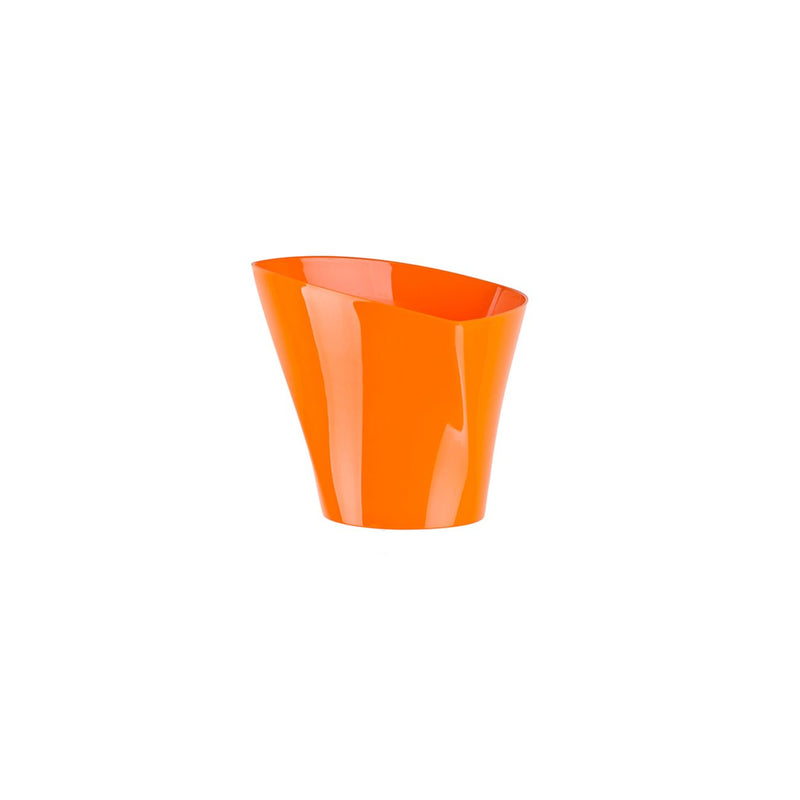 Twister ghiveci plastic portocaliu, 17 cm