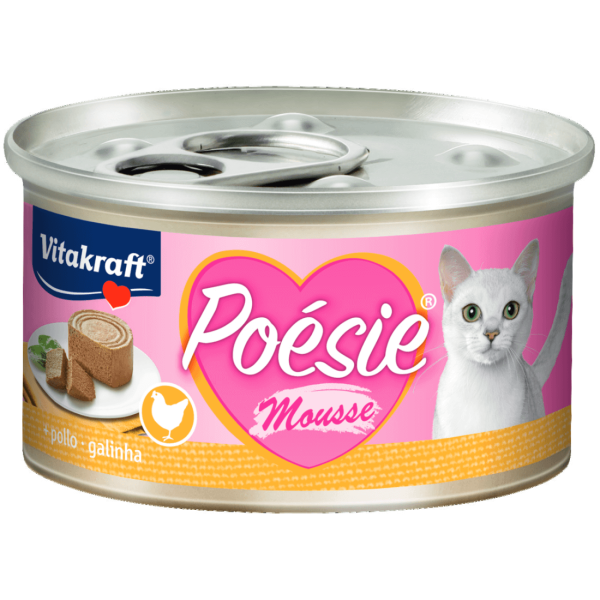 Hrana umeda pentru pisici Vitakraft Poesie Mousse cu Pui, 85gr