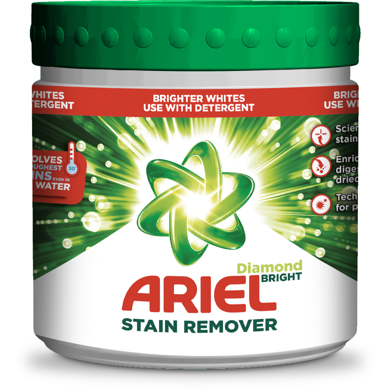 Ariel pudra pentru indepartarea pete rufe albe, 500 g