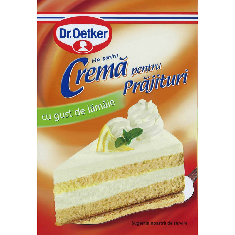 Dr.Oetker praf de crema pt prajitura cu gust de lamaie, 50g