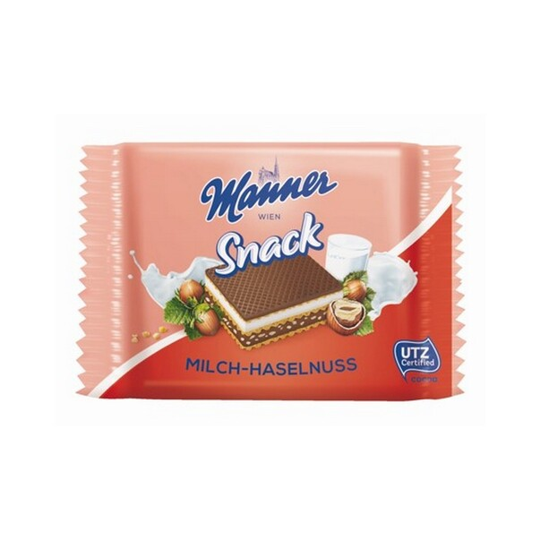 Manner napolitana lapte alune, 25g