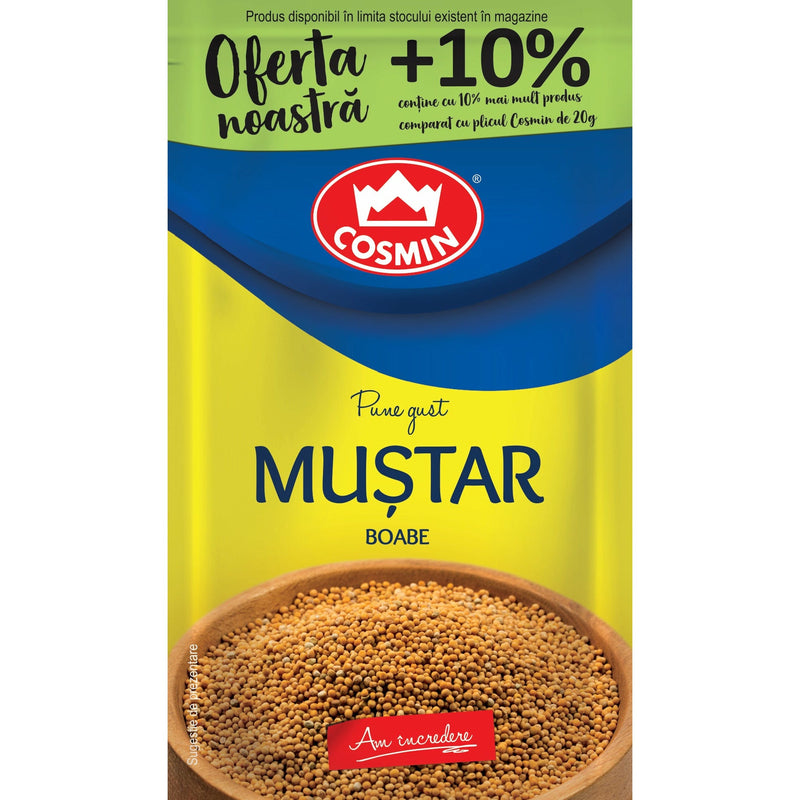 Cosmin Mustar boabe, 22g