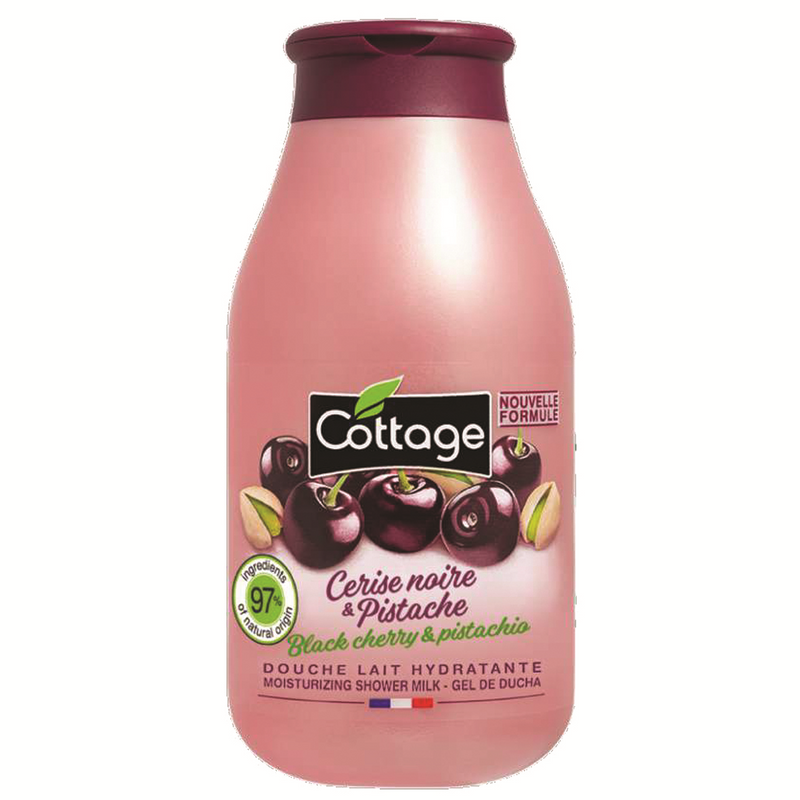 Cottage gel lapte dus cirese negre&fistic, 250 ml