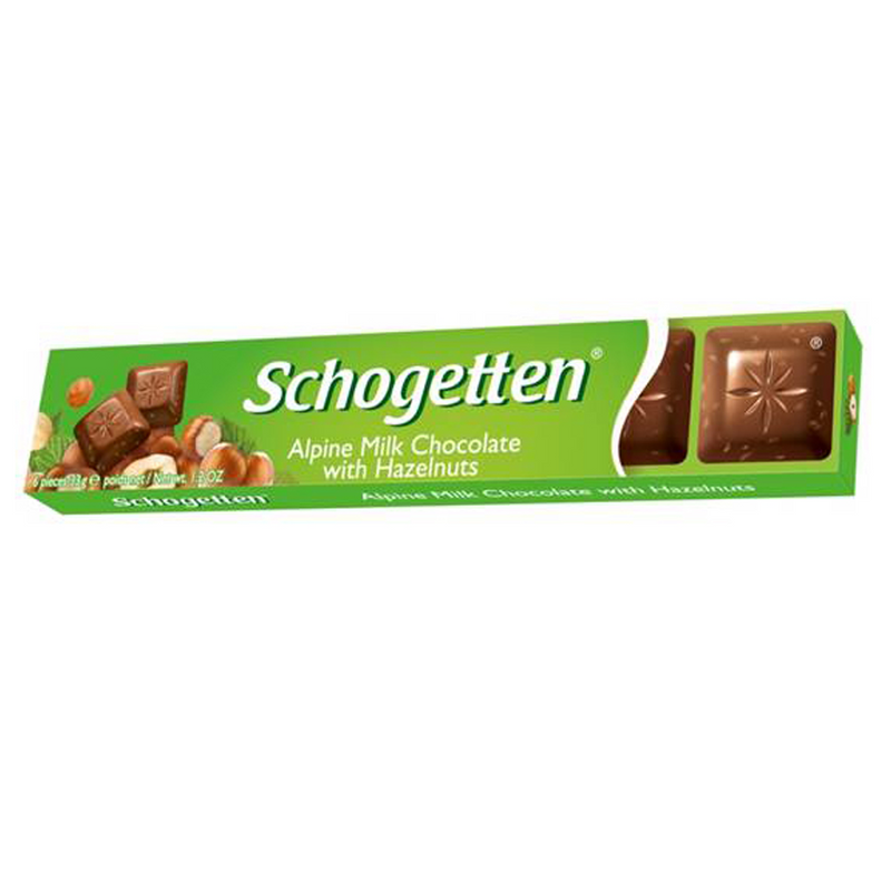 Schogetten Ciocolata cu alune, 33g