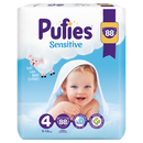 Pufies sensitive big pack maxi, 88 bucati