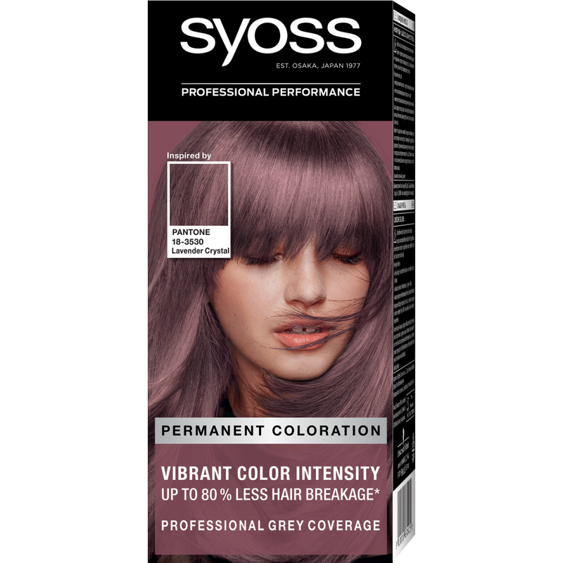 Vopsea permanenta de par Syoss Pantone 8-23 Lavanda Cristal