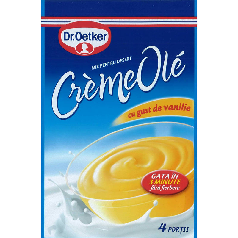 Dr.Oetker Praf pentru desert Crème Ole cu gust de vanilie, 80g