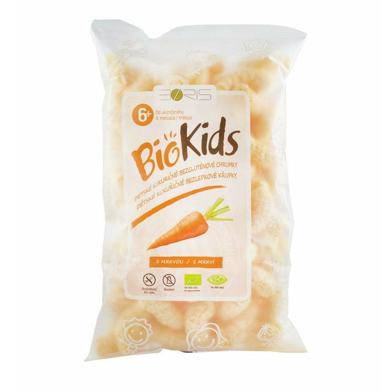 BioKids Pufuleti BIO cu morcovi, 55 g