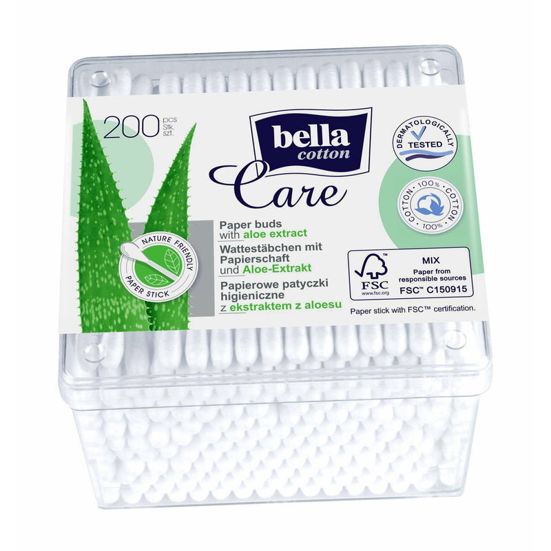 Bella betisoare din hartie aloe 200 bucati