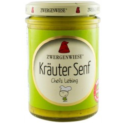 Zwergenwiese Mustar BIO cu verdeturi de Provence, 160 ml
