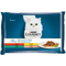 GOURMET PEARLS mit Rind / Huhn / Kaninchen / Lachs in Sauce, Nassfutter für Katzen, 4 x 85 g