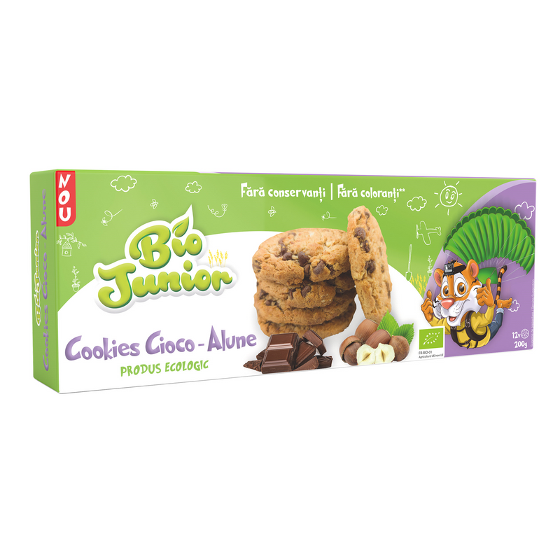 Bio Junior cookies cioco alune, 200g