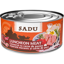 Sadu Luncheon meat Conserva cu carne de pasare separata mecanic si carne de porc, 300g