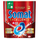 Detergent pentru masina de spalat vase Somat Excellence, 32 capsule
