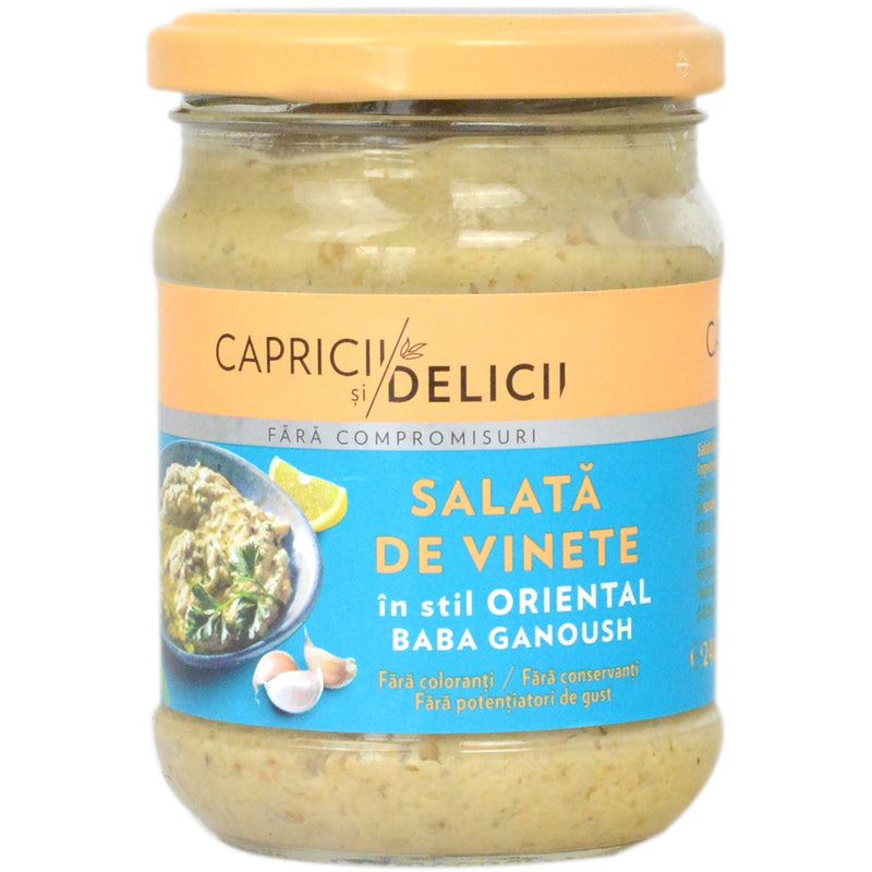 Capricii si Delicii Salata de vinete in stil oriental, 240g