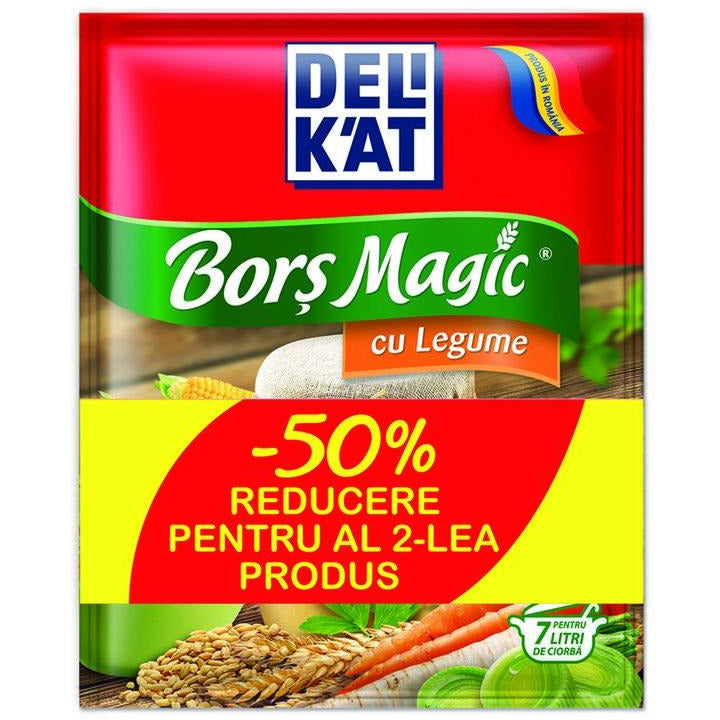 Delikat bors legume, 1+1-50% 2x65g