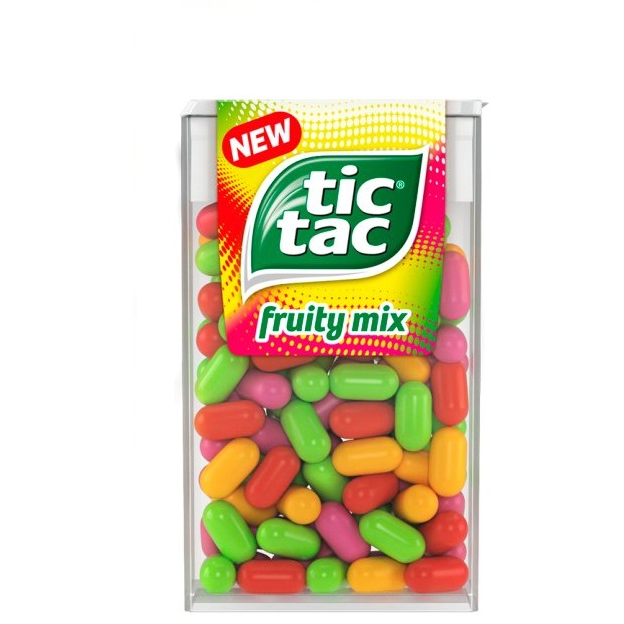 Tic-tac drajeuri cu mix de fructe, 24 g