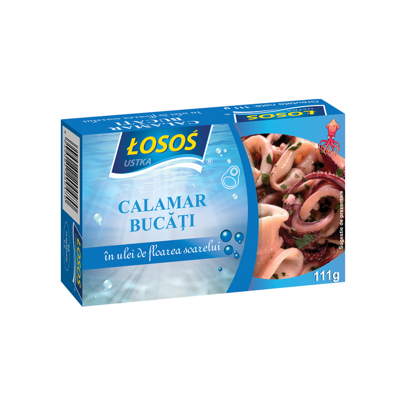 Losos calam buc in ulei floarea soarelui, 111g