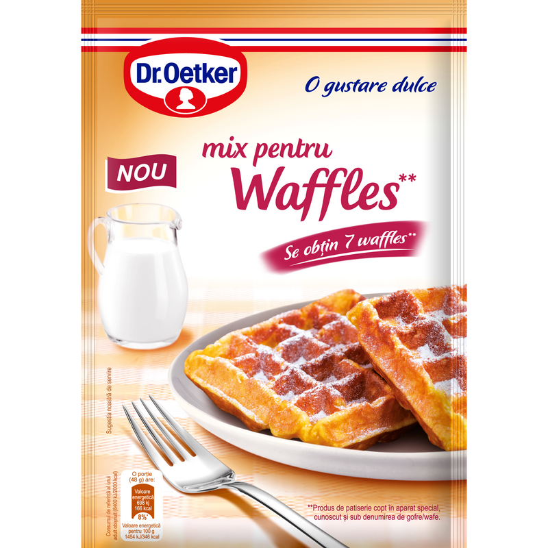 Dr Oetker mix pentru waffles, 190g