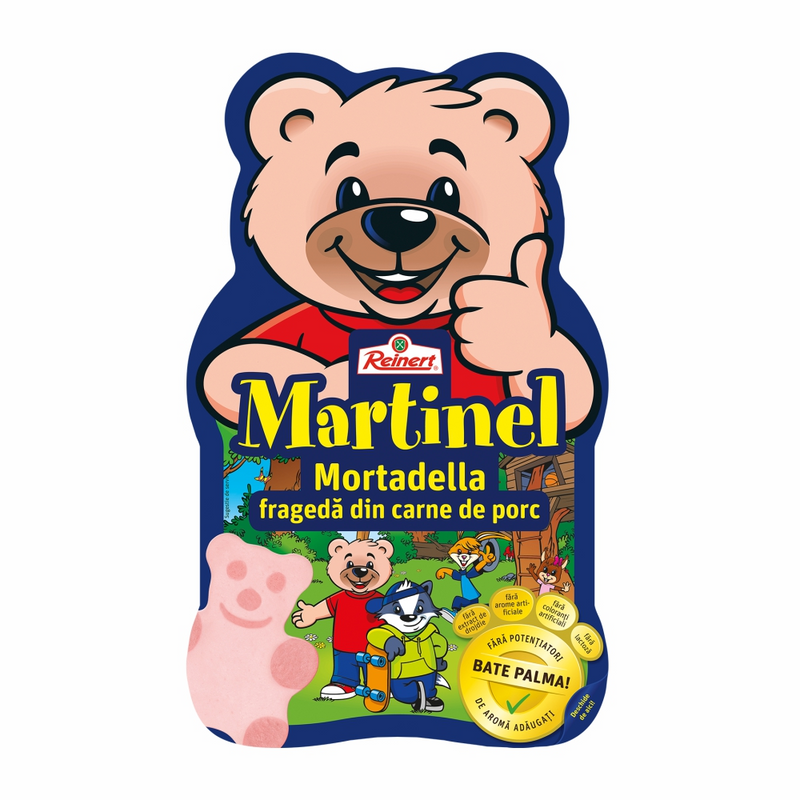 Martinel mortadella frageda din carne de porc 90g