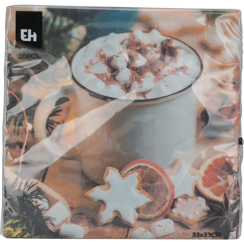 Servetele de masa cu motive de Craciun 602500350, 20 bucati