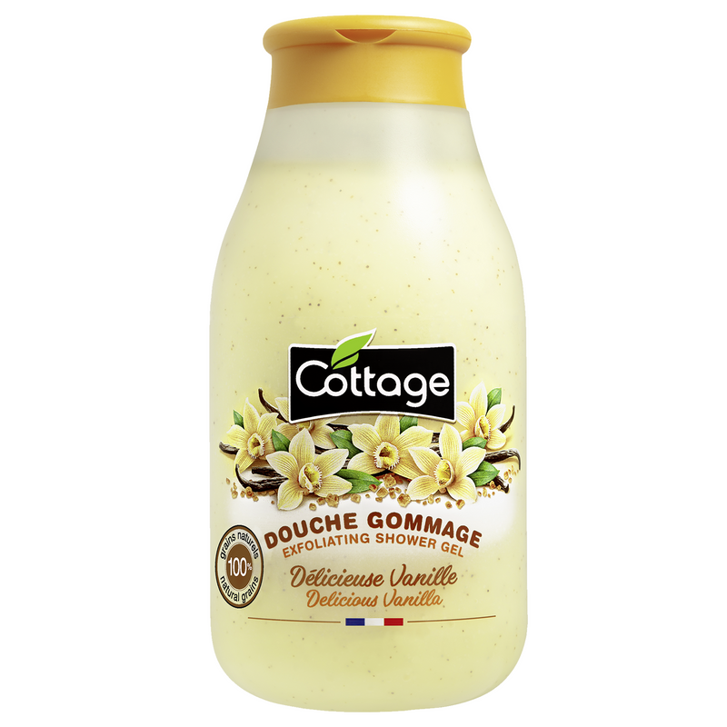 Cottage gel dus scrub vanilie, 270 ml