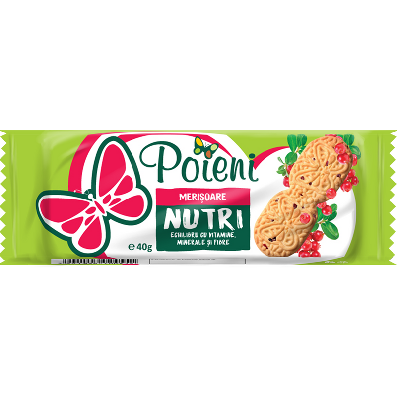 Poieni Nutri merisoare, 40g