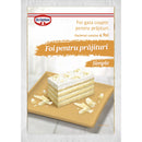 Dr.Oetker Foi Simple pentru Prajituri, 440g