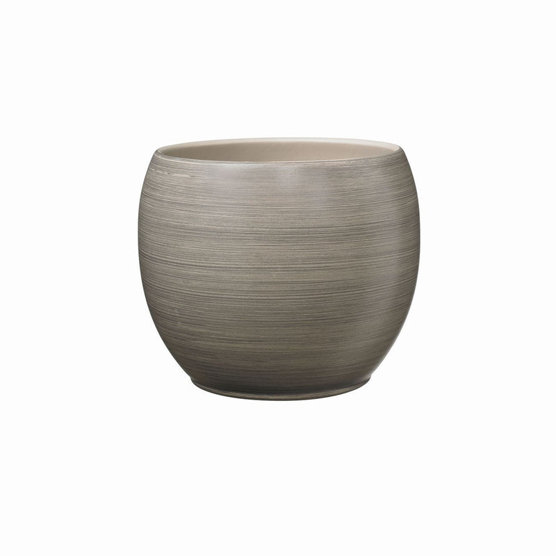 Alberta ghiveci ceramica maro, 22 cm