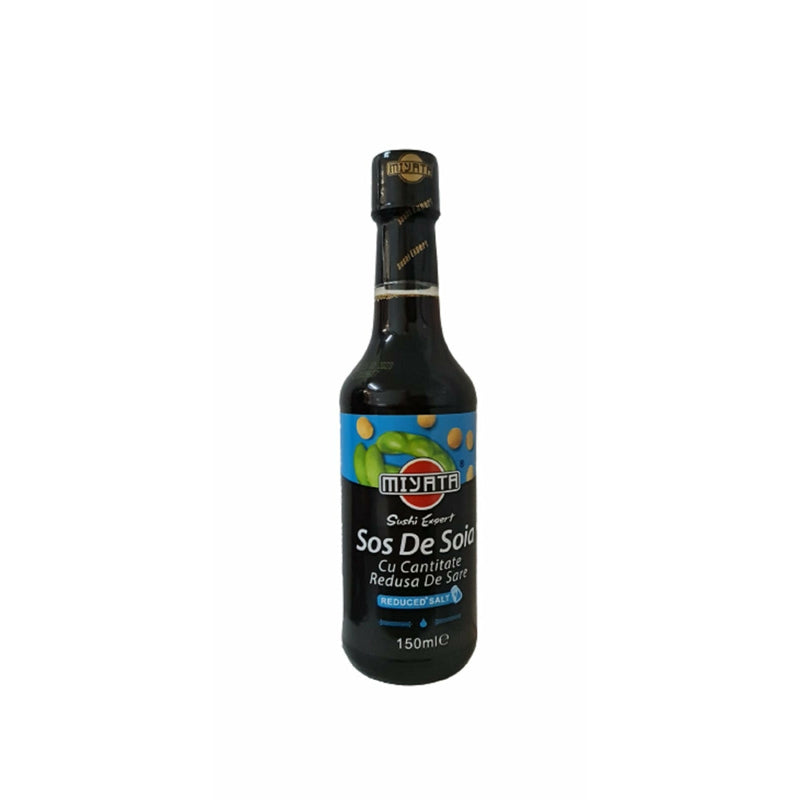 Miyata sos de soia cu novel scazut de sare, 150ml