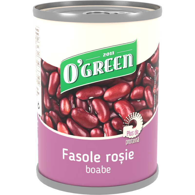 O'green fasole rosie conserva, 400 g