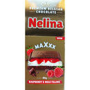 NELINA MAX Ciocolata cu crema lapte si zmeura, 85g