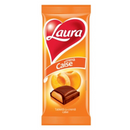 Laura tableta cu lapte umpluta cu crema (35%) de caise, 80 g