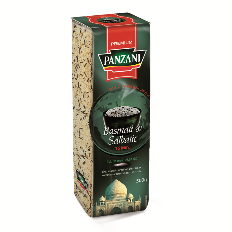 Panzani orez basmati & salbatic, 500g