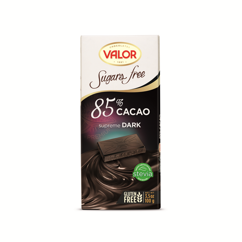 Valor 85 ciocolata neagra, 100 g