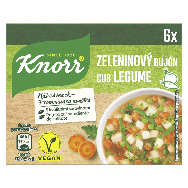 Knorr Cub Legume 6 Buc 3L, 60G