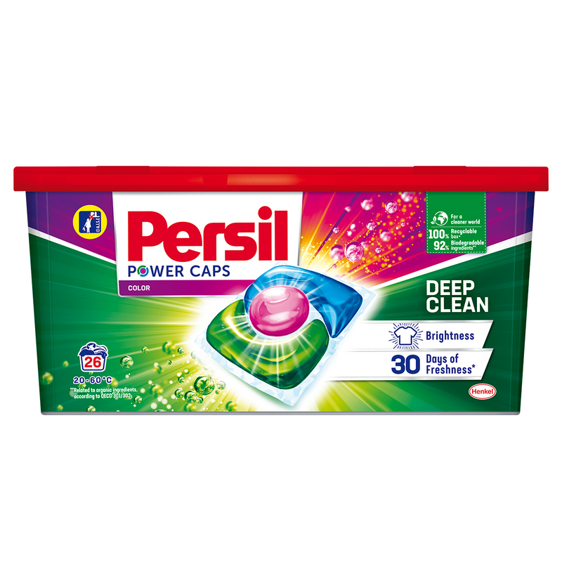 Detergent capsule Persil Power Caps Color, 26 bucati