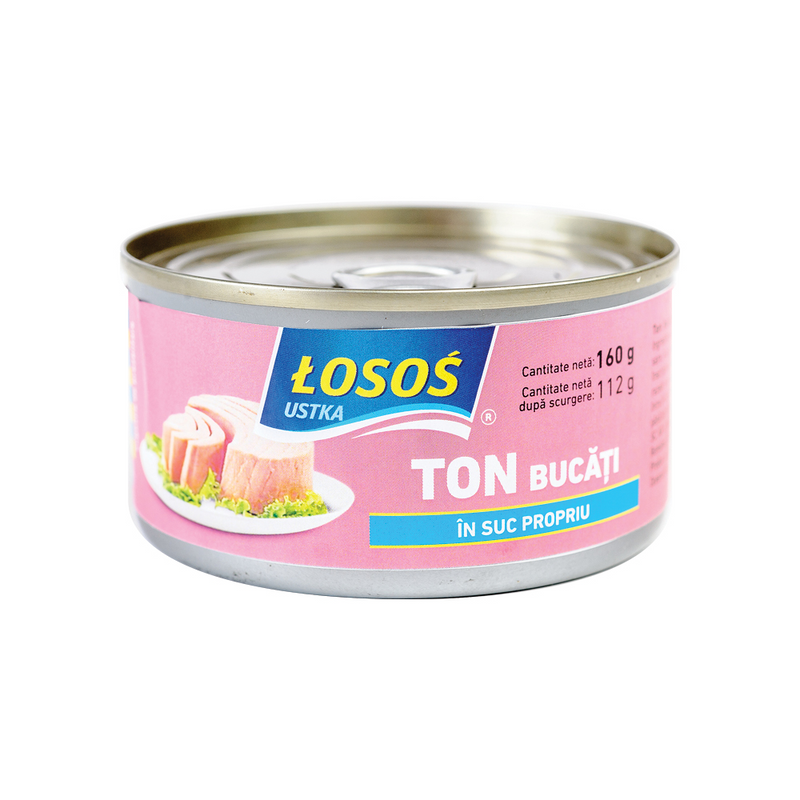 Losos ton bucati suc propriu, 160g