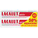 Lacalut Aktiv Set Zahnpasta 1 + 1-50% des zweiten Produkts