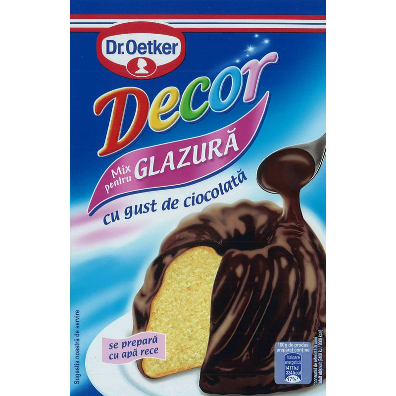 Dr.Oetker Glazura cu gust de ciocolata, 100g