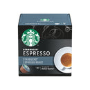 Starbucks Espresso Roast von Nescafe® Dolce Gusto®, Kaffeekapseln, intensives Rösten, Schachtel mit 12 Kapseln, 66 g