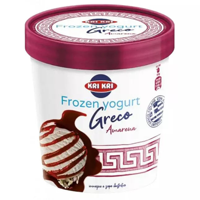 Inghetata Frozen Yogurt Greco Amarena, Kri Kri, 500 ml