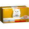 GOURMET GOLD Mousse Vita / Tacchino / Fegato / Tonno multipack, cibo umido per gatti, 4 x 85 g