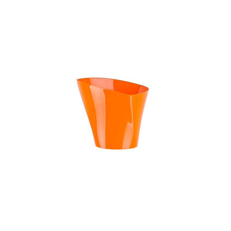 Twister ghiveci plastic portocaliu, 13 cm